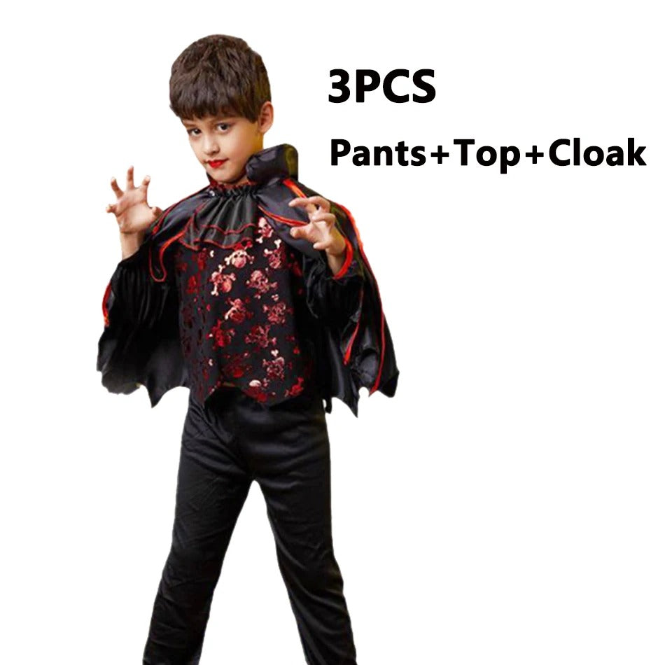 Boys Red Vampire Ghost Bride Costume Bananarama