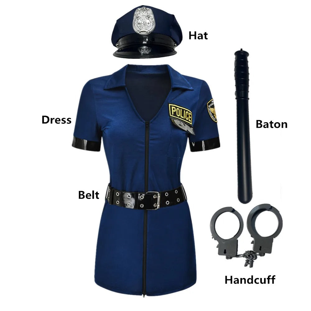 Women’s Sexy Police Costume Bananarama